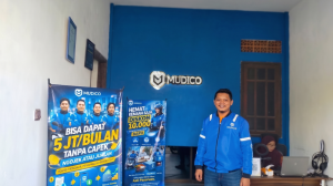 Diky Hardi Cahya, Inisiator MUDICO, atau yang biasa dikenal dengan sebutan Coach Diky Jos, di Kantor MUDICO.