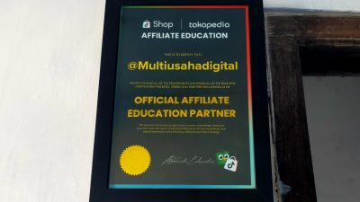Sertifikat resmi sebagai Tim Edukasi TikTok Indonesia 2024.
