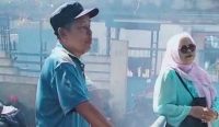 Hj. Sunaryah, Kepala Desa Nogosari (kanan) dan Rahmad Hidayat, Kepala Dusun Nampes (kiri).
