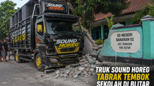 Gambar Ilustrasi Laka Truk Sound Horeg di Blitar