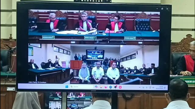 Sidang di Pengadilan Tindak Pidana Korupsi (Tipikor) Surabaya, Rabu (14/10/2026)